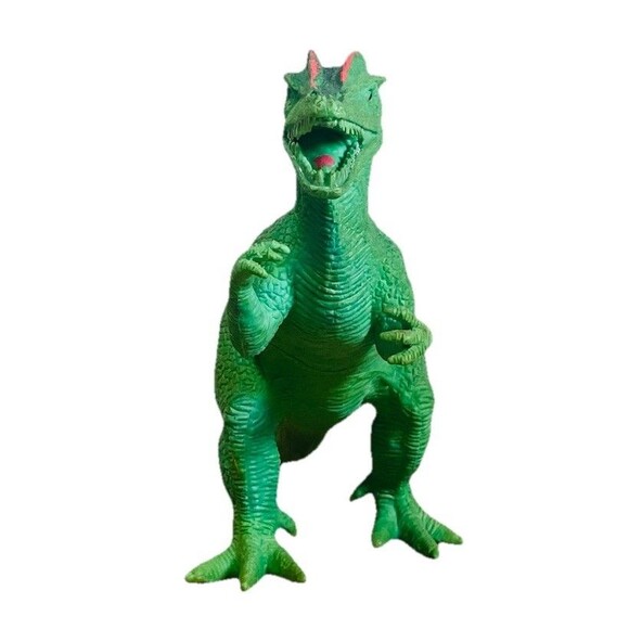 Dinosaur Dilophosaurus Green Toy Action Figures - Picture 5 of 5